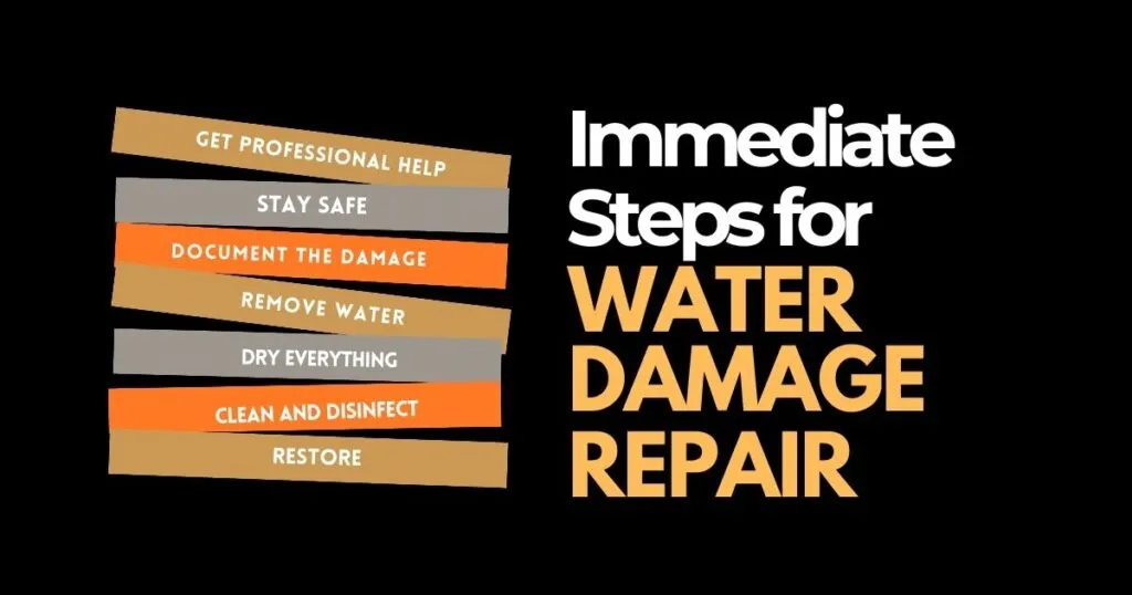 Immediate Steps for Water Damage Repair