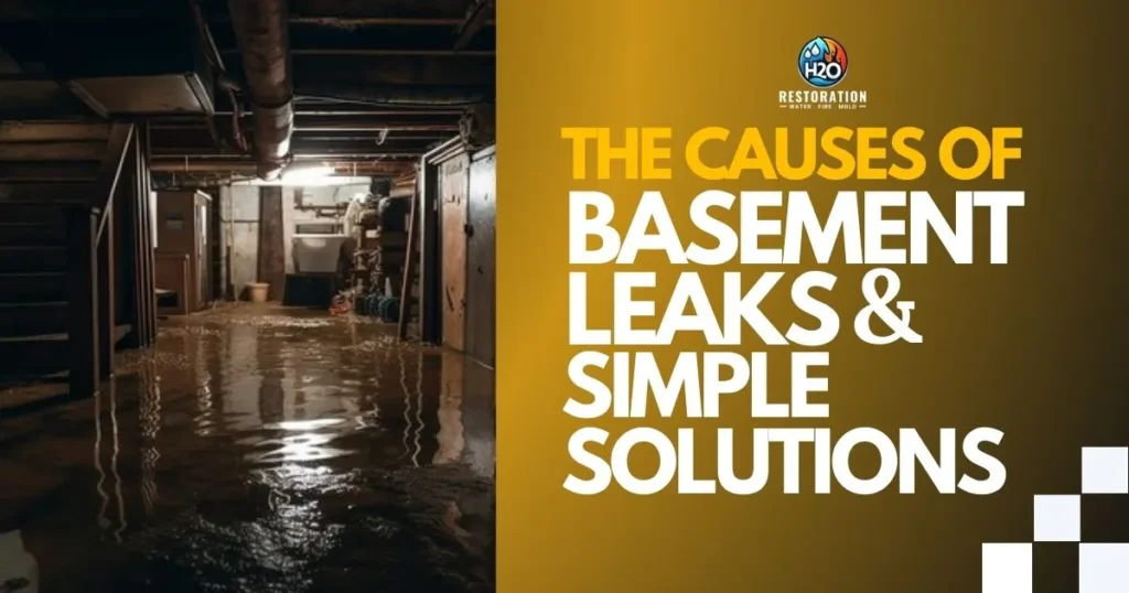 The Causes of Basement Leaks and Simple Solutions